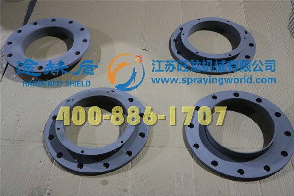 法蘭噴涂碳化鎢耐磨涂層、喉管噴涂耐磨涂層